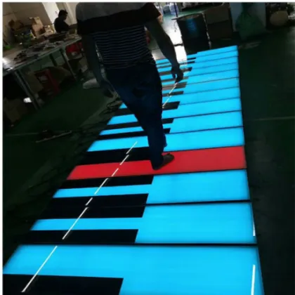 Outdoor LED Interactive Piano Lights