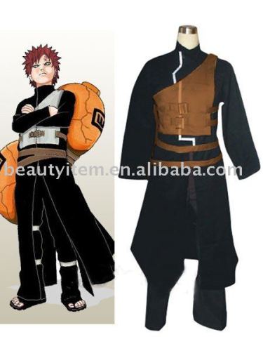 Naruto Shippuuden Gaara 5th Kazekage Cosplay Costume