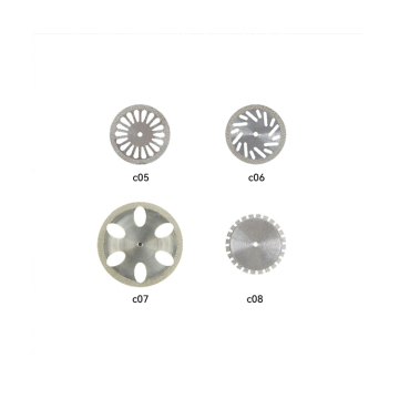 Ultra-thin Double Side Mini Rotary Wheel Cutter Metal Cutting Blade Diamond Disc with Mandrel