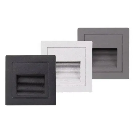 Waterproof LED Step Stair and Wall Light: IP65 Outdoor Footlight for Garden, Yard, and Underneath Recessed Corners