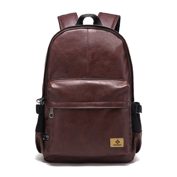 Customize Logo Unisex College Student PU Backpacks