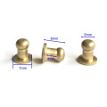 Head Button 5mm Studs ScrewBack Studs