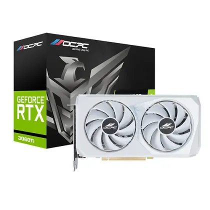 Brand New EVGA RTX 3060 Ti 8GB White Graphics Card with 12GB DDR6 and 8-Pin Dual Fan Design - Gaming Graphics Card