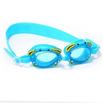 Crab Shape Cartoon Kids Swim Goggles with Anti-Fog UV Protection