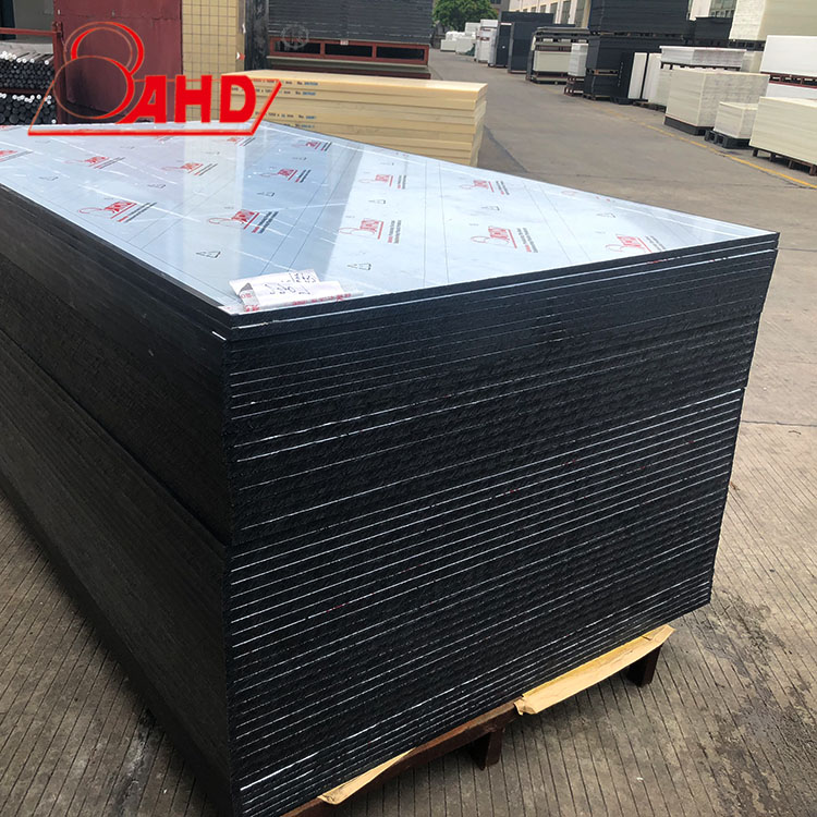 ရောင်စုံ 1220 * 2440mm HDPE ပလပ်စတစ်စာရွက် extruded