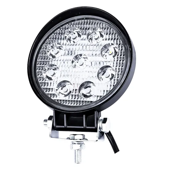 High-Brightness Motorcycle LED Spotlight - Dual-Color External Work Light