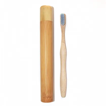 Ergonomic Toothbrush Green Bamboo Toothbrush