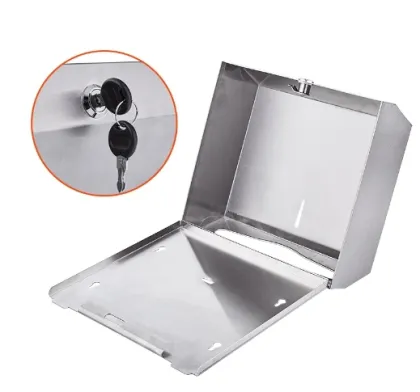 Stainless Steel Toilet Paper Box - Waterproof Tissue Paper Holder