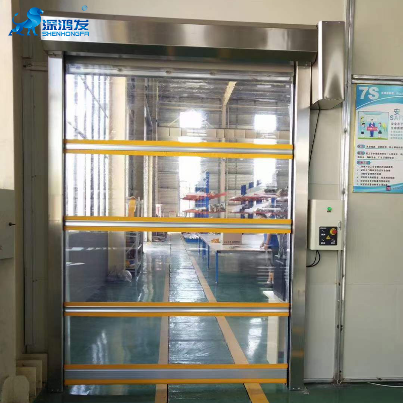 PVC High Speed Rolling Door For Automobile Manufacturing