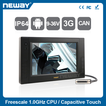 7 inch 1.0GHZ High-speed Freescale CPU Mobile data terminal industry PC