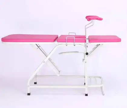 Stainless Steel Comprehensive Gynecological Examination Bed for Maternity Operating Room Manual Delivery Bed Private Washing