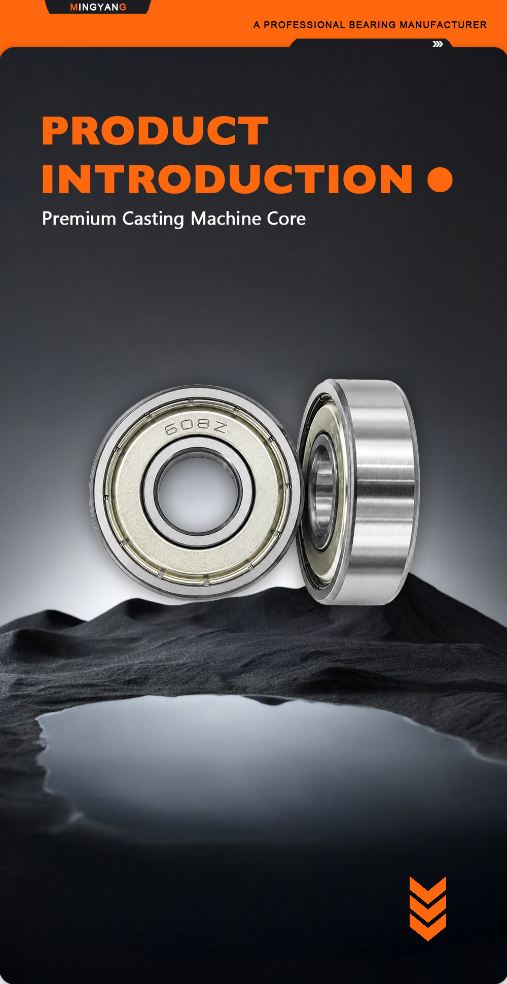 608 ZZ Shielded Skateboard Wheel Bearing x