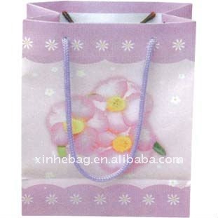 Recycled paper gift bag