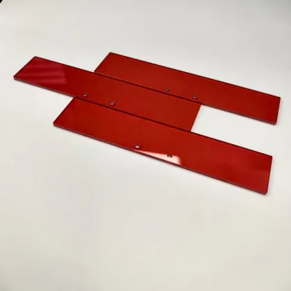 2mm Thickness Optical Hoya R-62 HB610 red glass