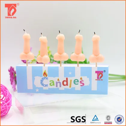 Paraffin wax sexy dildo candles/ cock wax candle