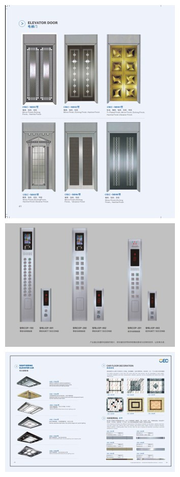 Smr Panoramic Elevator with Glass Panel (OEC-G002)