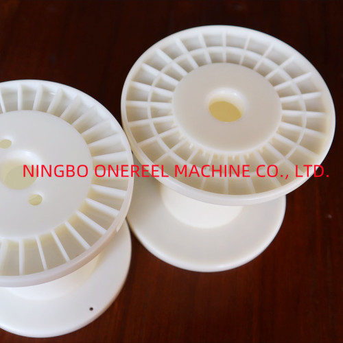 White Plastic Empty Spool Threaded Spool for Wire