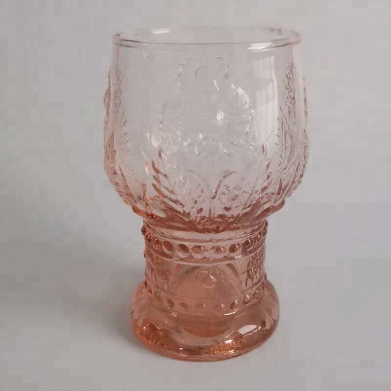 Br 8288orange Color Sunflower Wholesale Glass Tumblers