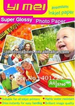 610mmx30/50m 260g Resin Coated high glossy cheap photo paper