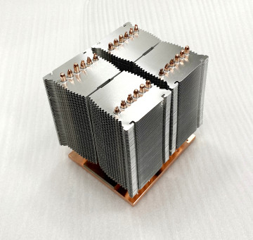Extruded Anodized Aluminum Profile CPU Heatsink Custom Extrusion Heat Sink