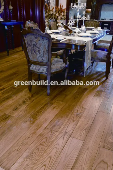 Anti scraped Grey Oak Solid Wood flooring Best Price