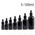 1oz matte black shisho tomchi idishlari 30mml shisha