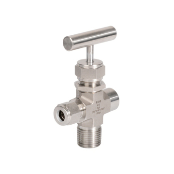 Stainless Steel Twin Ferrules 3-Way Integral Bonnet Needle Valve with Female Threads