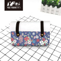 Custom See you everday PU leather handbag cosmetic bag pencil case & bag multifunctional bag