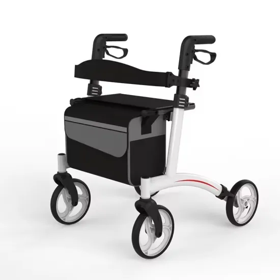 4-Wheel Foldable Rollator Walker for Seniors and Disabilities