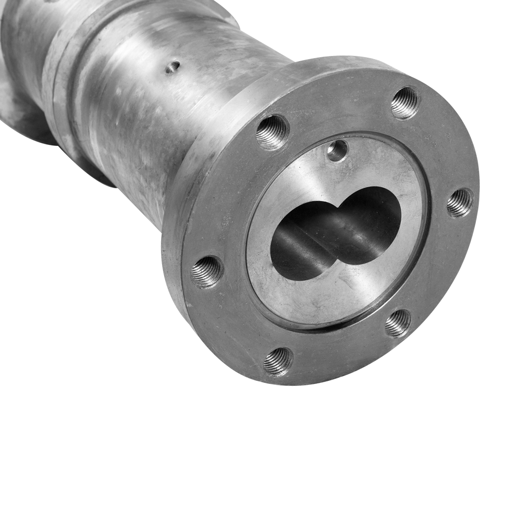 بشکه پیچ دوقلو مخروطی برای دستگاه لوله پی وی سی