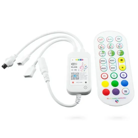 Tuya Smart WiFi RGBW LED Strip Wholesale XY001 1 to 2 Remote Controller