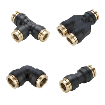 New Design Composite Plastic DOT Push-In Air Brake Fittings