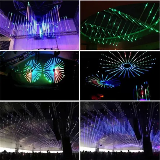2017 Multi Color DMX 3d vertical tube Lights