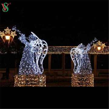 Motif 3D LED Angel Lights