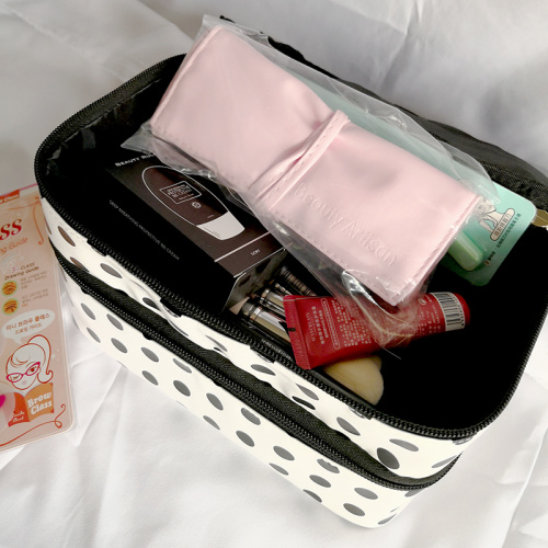 Fashion Dot Cosmetic Makeup Bag Organizer