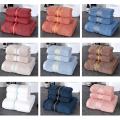 luxury hotel jacquard cotton terry bath towel set