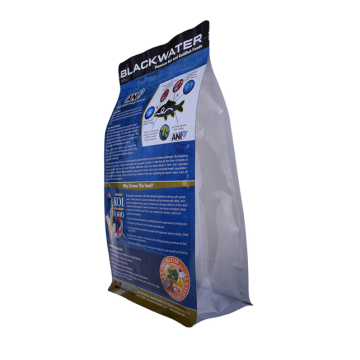 Plastique d&#39;emballage d&#39;alimentation de poisson de 2 kg avec gousset transparent