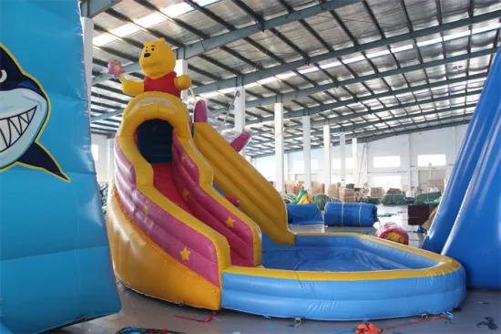 Adult Waterslide giant bouncy castle inflatable swimming pool water slide bounce houses