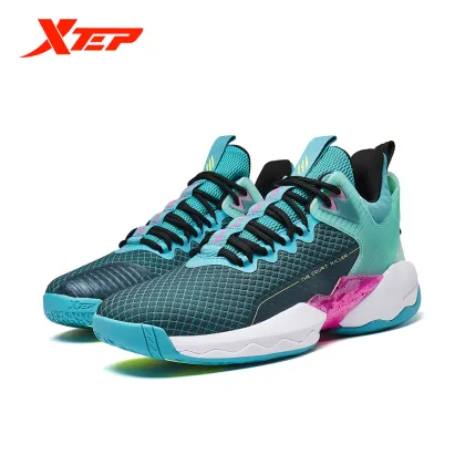 Xtep Basketball Shoes 2020 New Men's High-Top Indoor Sports Shoes Mesh Breathable Casual Shoes 980319121329