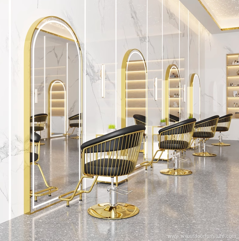 Factory Direct Commercial Furniture Vintage Heavy Duty Antique Beauty Salon Hydraulic Styling Barber Hair Cut Chair