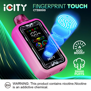 Vape descartável iCity CT 35000 puffs Touch Button