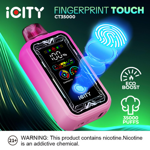 Disposable vape iCity CT 35000 puffs Touch Button