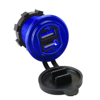 Universal Auto Car Charger Socket: 3.1A Outlet, 5V, Aluminum Alloy, Custom OEM Single Type Aperture