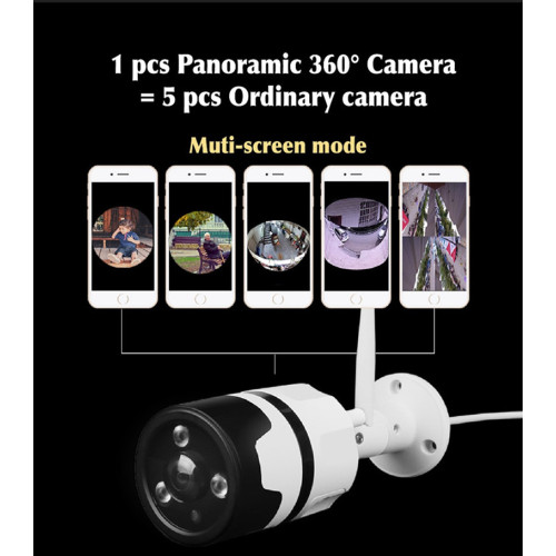 Wide Angle Onvif Wireless Wifi Enabled IP Camera