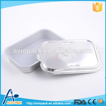 High quality disposable eco friendly aluminum foil lunch box