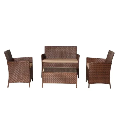 Factory Direct Waterproof Outdoor Sunbed Bellagio Rattan Garden Furniture