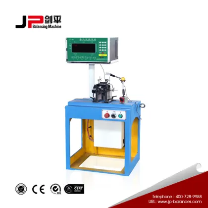 Belt drive balancing machine