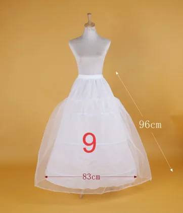 2019 New Hot Sell Bridal Wedding Petticoat Hoop Crinoline Prom Underskirt Fancy Skirt Slip