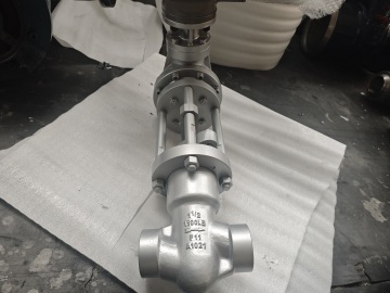1-1/2inch 1500LB F11 Globe Valve with electric actuator