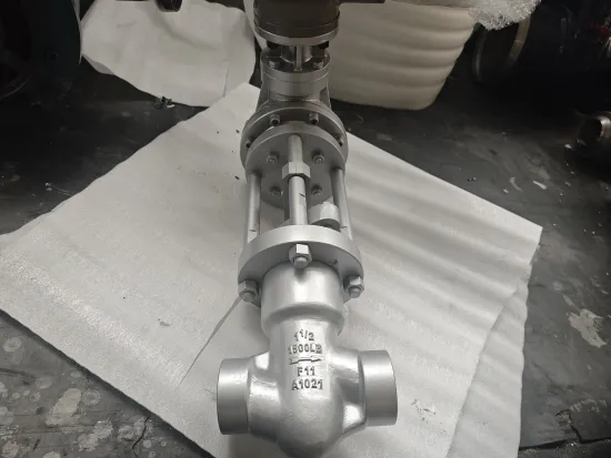 1-1/2inch 1500LB F11 Globe Valve with electric actuator